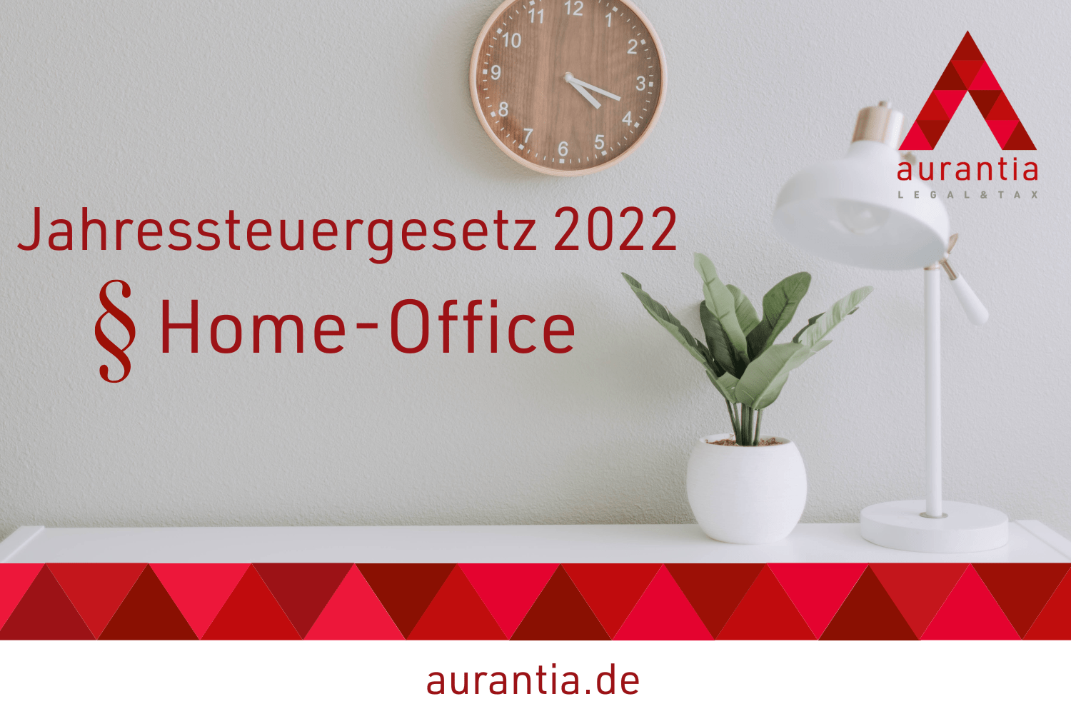 Home-Office Pauschale JStG2022 aurantia.de